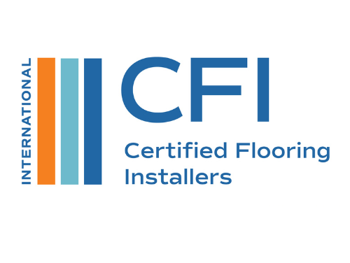 CFI Certified Flooring Installer at Kimi’s Carpets Plus in Fuquay-Varina, NC installing carpet with professional precision