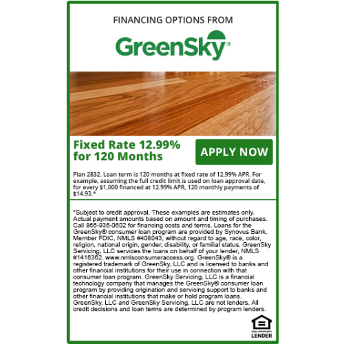 Finance your dream floors at Kimi's Carpets Plus | Fuquay-Varina, NC