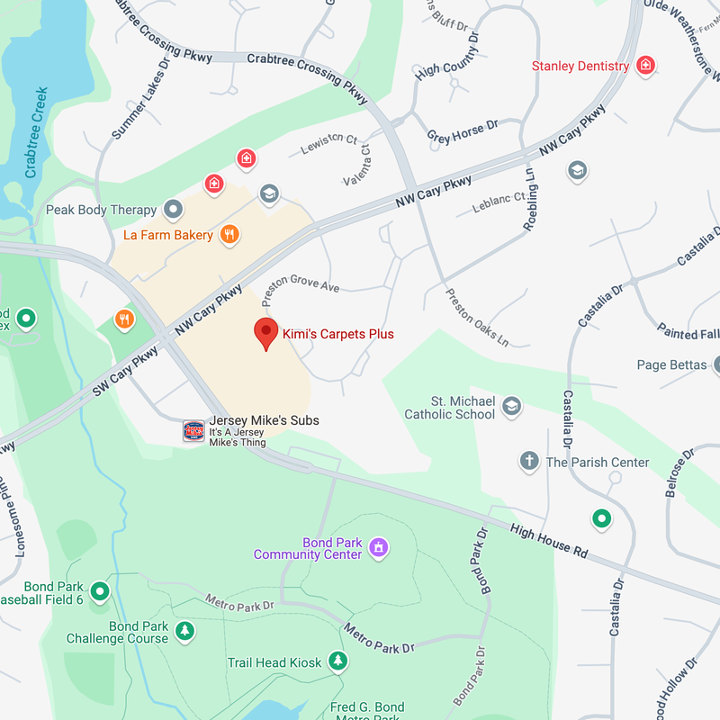 Kimi's Carpets Plus's location in Cary, NC